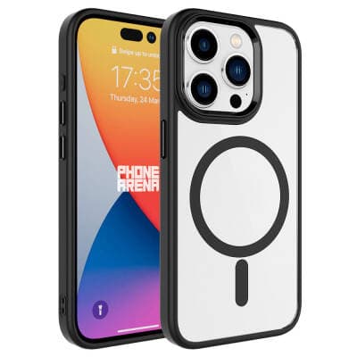 iPhone 15 Pro Max Kılıf Zore Krom MagSafe Silikon Kapak