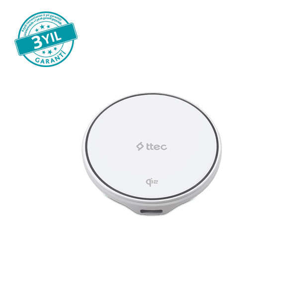 ttec AirCharger M Pro Qi2/MagSafe Özellikli 15W iPhone/Android Kablosuz Hızlı Şarj Aleti