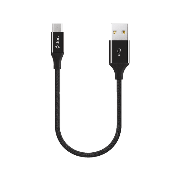 ttec AlumiCable Mini 30cm USB-A - Micro USB Şarj Kablosu