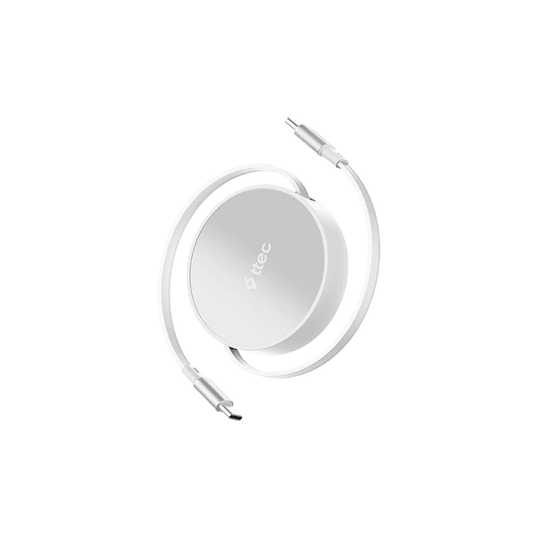 ttec AlumiCable USB-C - USB-C Makaralı 100W Hızlı Şarj Kablosu
