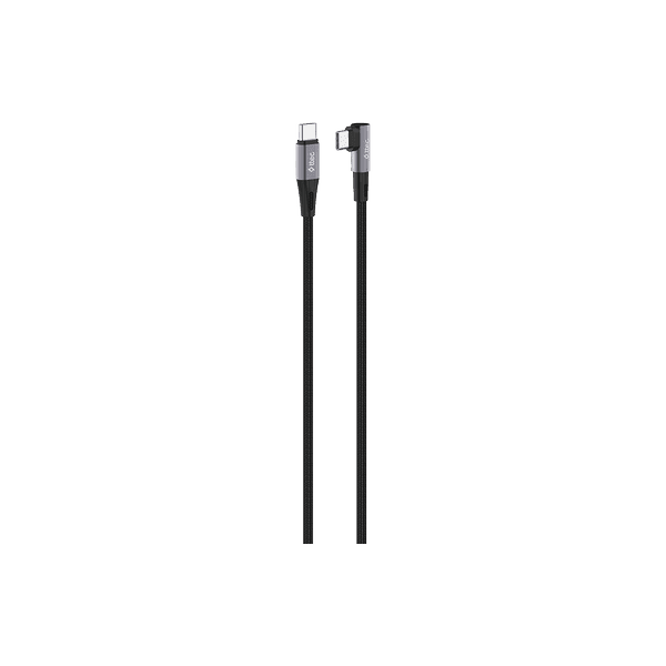 ttec AlumiCable USB-C USB-C 60W PD/QC 90° L Tasarımlı Gamer Oyuncu 150cm Hızlı Şarj/Data Kablosu