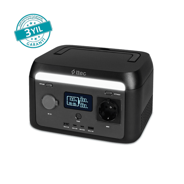ttec PowerMax 300W Taşınabilir Güç İstasyonu