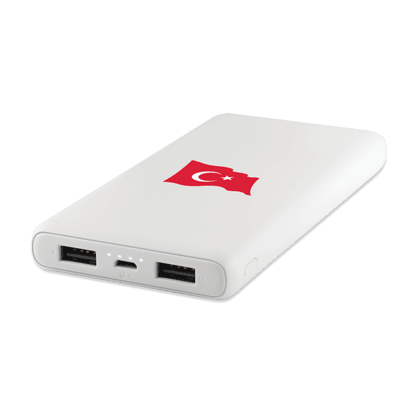 ttec PowerSlim Türk Bayrağı 10.000 mAh Taşınabilir Şarj Aleti / Powerbank