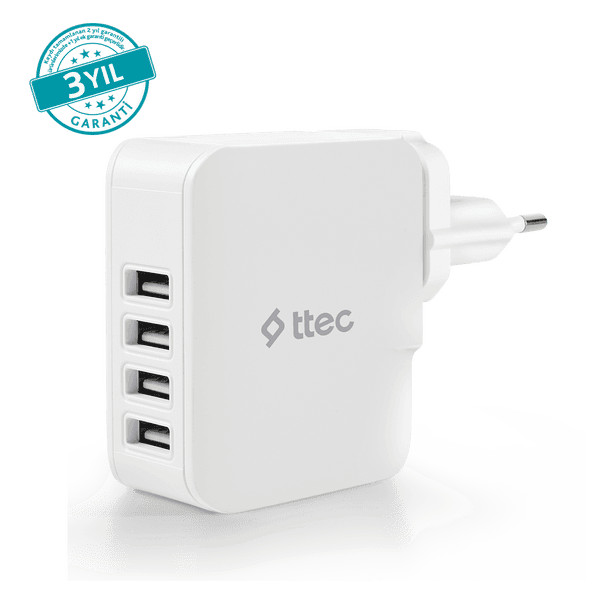 ttec Quattro 4 USB'li Seyahat Şarj Aleti