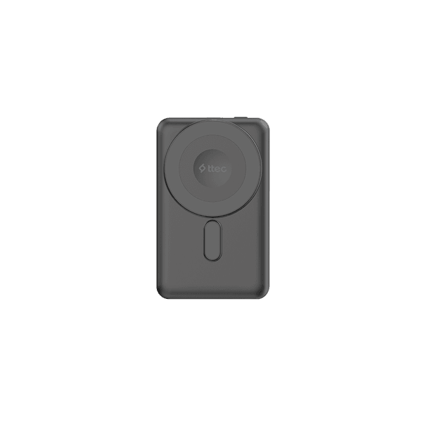 ttec ReCharger M 10.000mAh MagSafe Uyumlu PD 20W Lightning ve USB-C Dahili Kablolu Stantlı Taşınabilir Hızlı Şarj Aleti/Powerbank