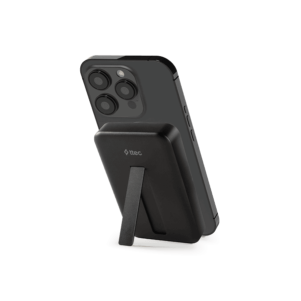 ttec ReCharger Pro M 10.000mAh Qi2/MagSafe Özellikli 15W iPhone/Android Stantlı Kablosuz Taşınabilir Hızlı Şarj Aleti/Powerbank