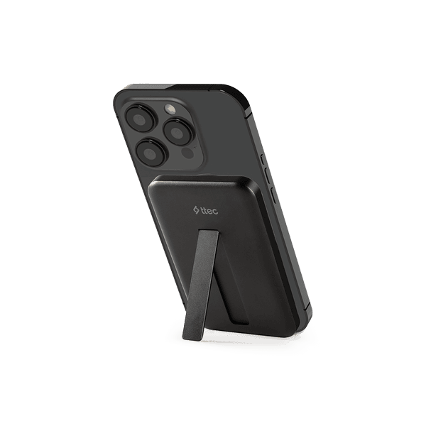 ttec ReCharger Pro M 5.000mAh Qi2/MagSafe Özellikli 15W iPhone/Android Stantlı Kablosuz Taşınabilir Hızlı Şarj Aleti/Powerbank