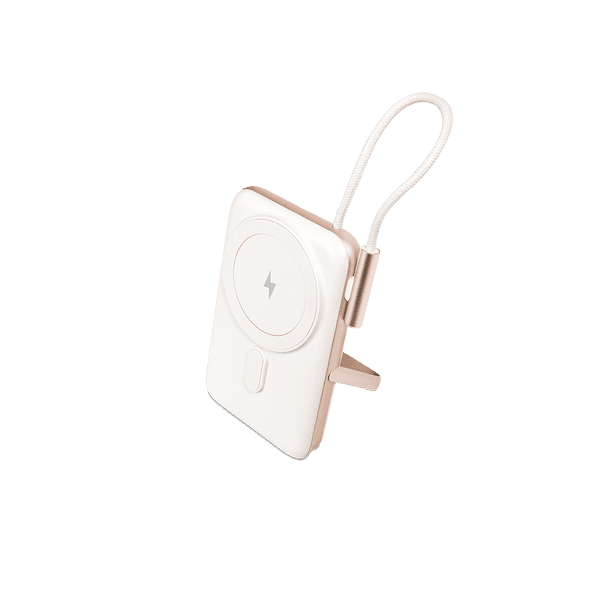 ttec ReCharger Pro M LCD 10.000mAh MagSafe Uyumlu PD 20W USB-C Dahili Kablolu Stantlı Taşınabilir Hızlı Şarj Aleti/Powerbank