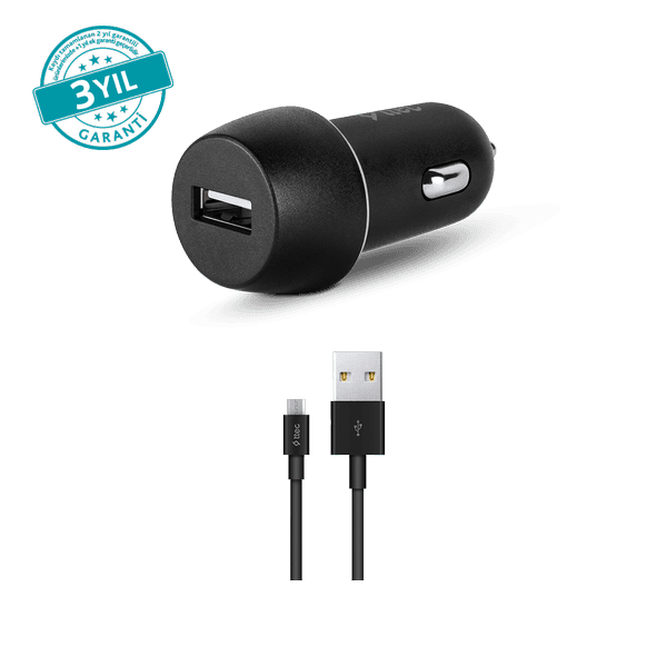 ttec SmartCharger 2.1A Araç Şarj Aleti + USB-C Kablo