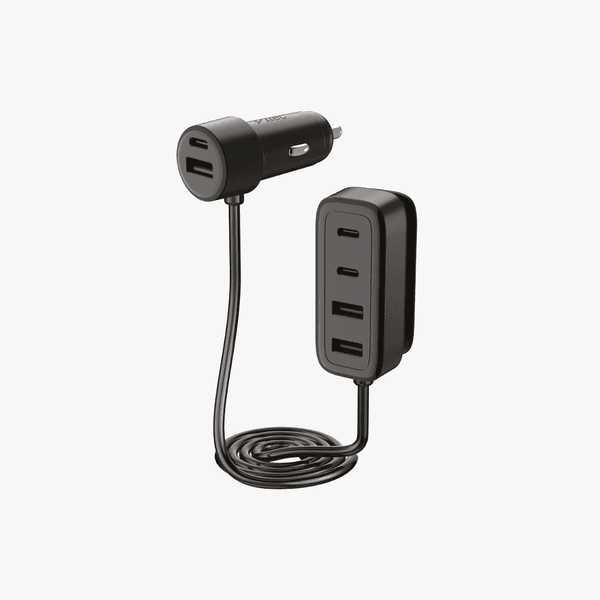 ttec SmartCharger 6'sı 1 Arada PD 90W Araç Hızlı Şarj Aleti 3 USB-C+3 USB-A