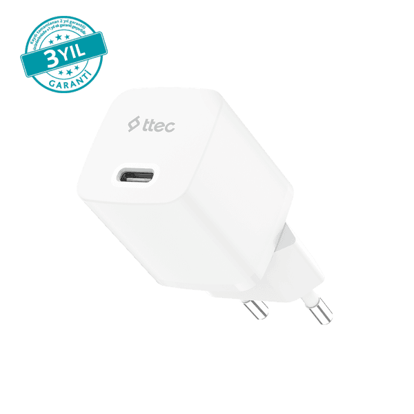 ttec SmartCharger GAN 30W PD USB-C Seyahat Hızlı Şarj Aleti