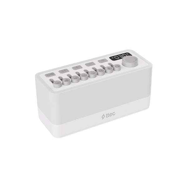 ttec Somno 3'ü 1 Arada Taşınabilir Kablosuz Bluetooth Beyaz Gürültü Hoparlör