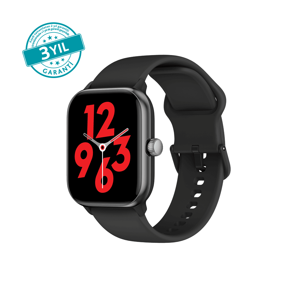 ttec Tempus Pro 45 mm AMOLED Ekranlı Dikdörtgen Kasa Akıllı Saat