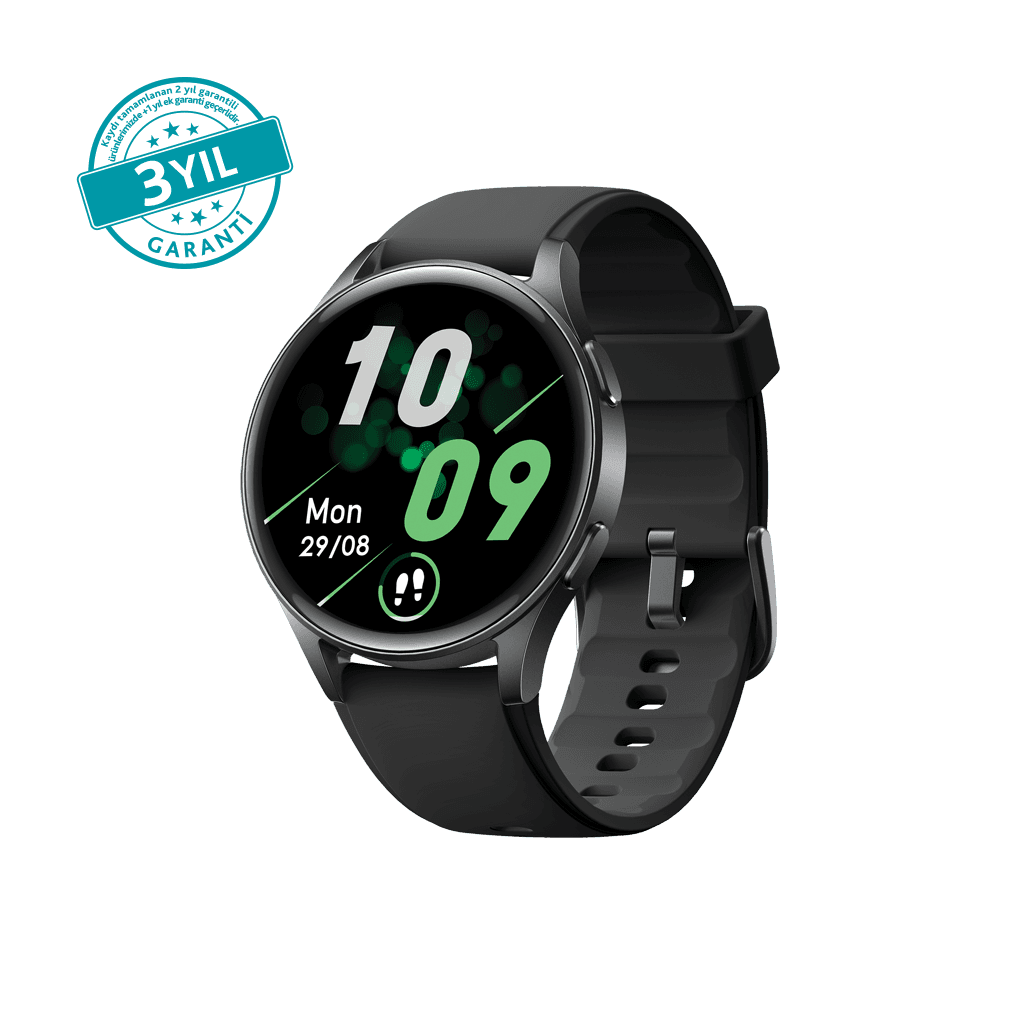 ttec Tempus Pro 45 mm AMOLED Ekranlı Yuvarlak Alüminyum Kasa Akıllı Saat