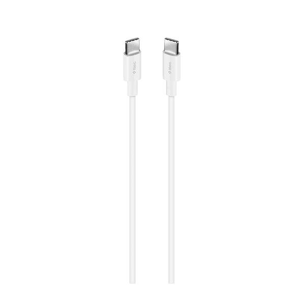 ttec USB-C - USB-C 300cm 60W PD/QC Hızlı Şarj/Data Kablosu Beyaz
