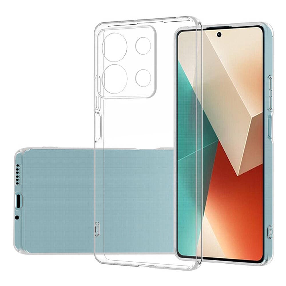 Redmi Note 13 Pro 5G Süper Silikon Şeffaf Kılıf (Zore)