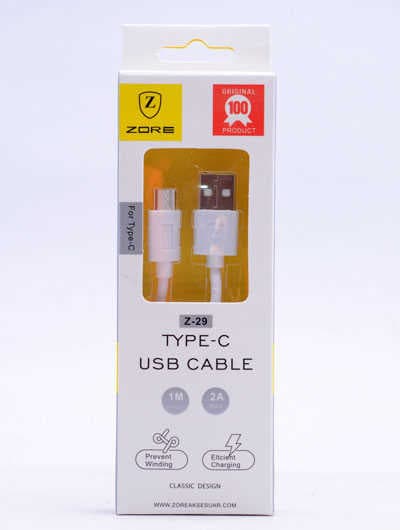 Zore Pres Type-C USB Kablo Z-29