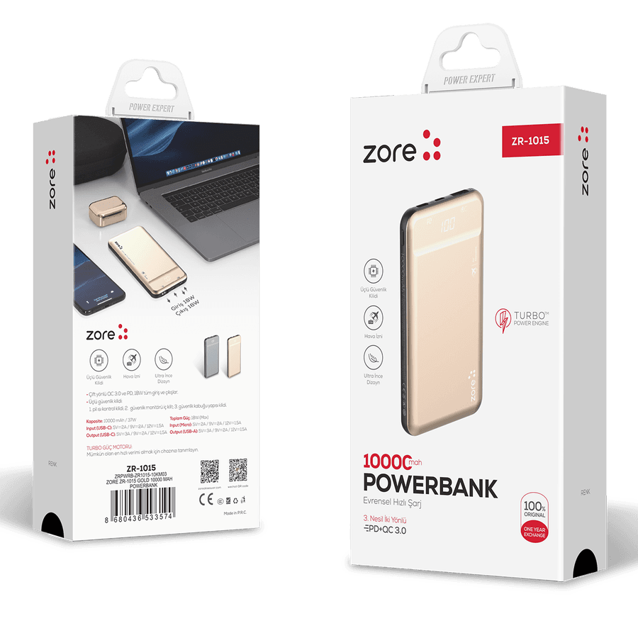Zore ZR-1015 10000 mAh Powerbank